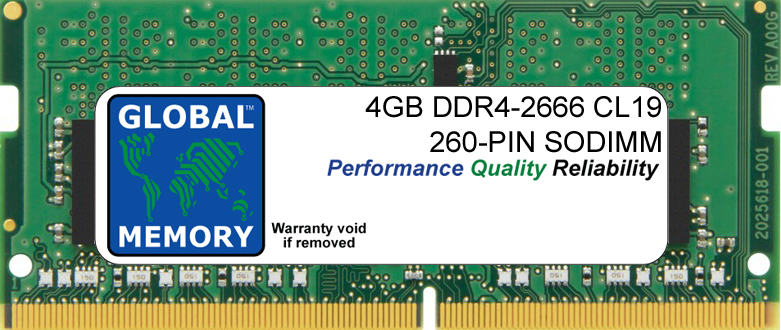 4GB DDR4 2666MHz PC4-21300 260-PIN SODIMM MEMORY RAM FOR INTEL MAC MINI (2018) 4GB DDR4 2666MHz PC4-21300 260-PIN SODIMM MEMORY RAM FOR INTEL MAC MINI (2018)